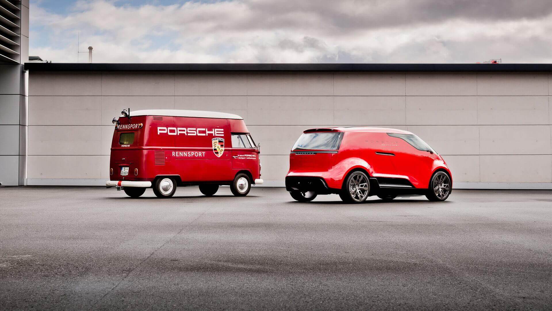 электрический фургон Porsche
