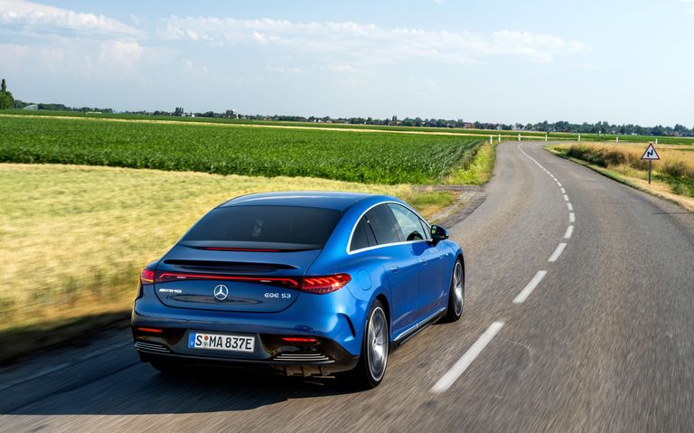 тест драйв электрокара Mercedes-AMG EQE
