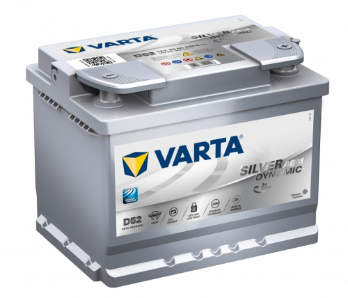 VARTA D52 Silver Dynamic AGM, лучшие акб