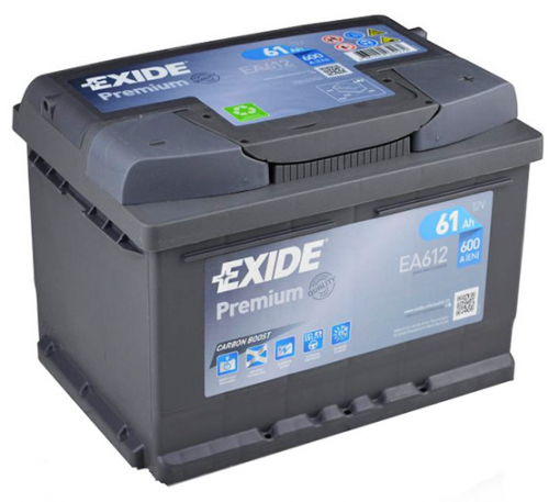 Exide Premium EA612, рейтинг акб