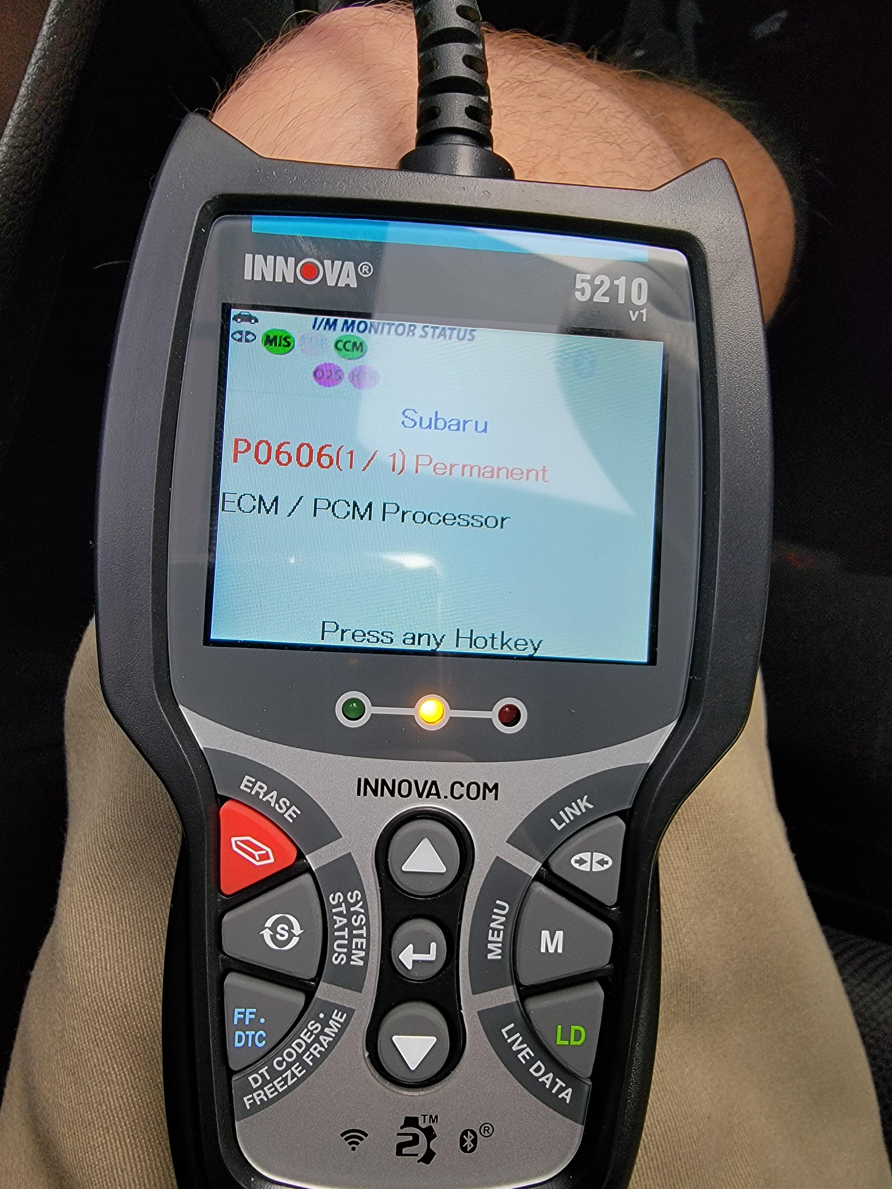ошибка обд2 P0606