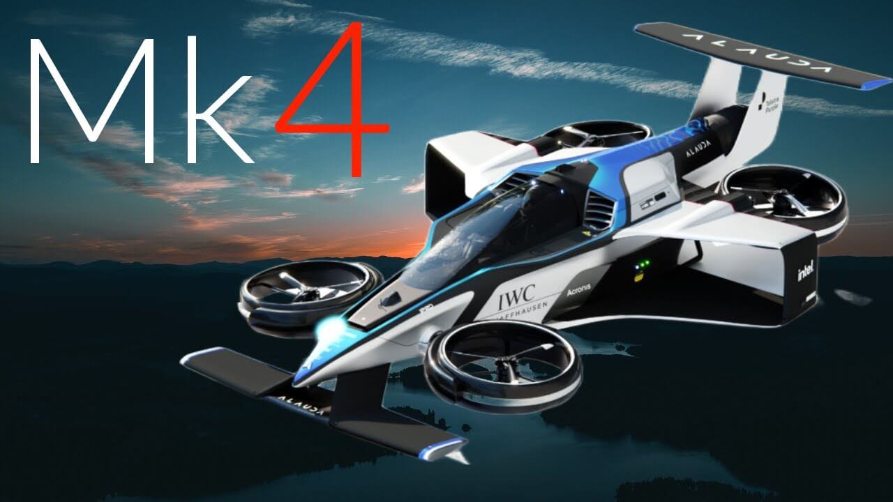 пилотируемые автомобили Airspeeder MK4