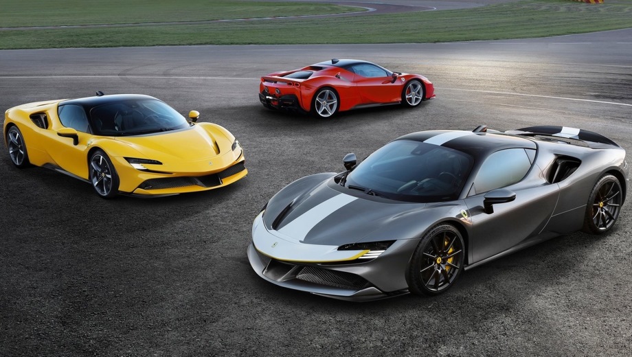 Ferrari SF90 Stradale, спортивные автомобили