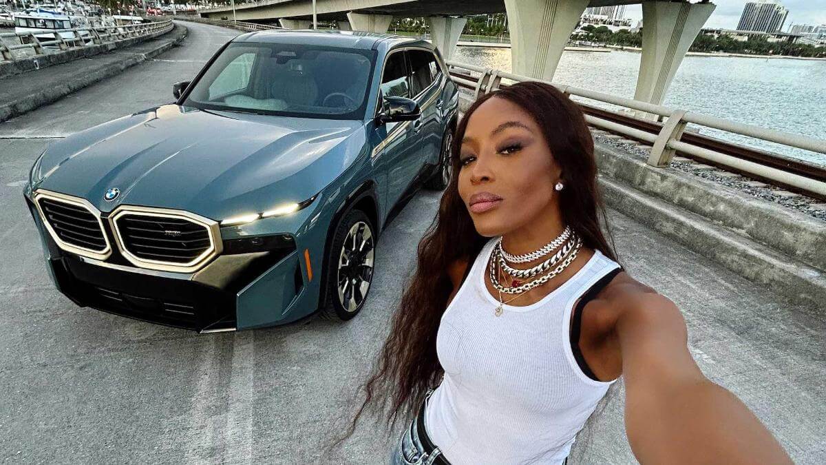Naomi Campbell дизайн БМВ