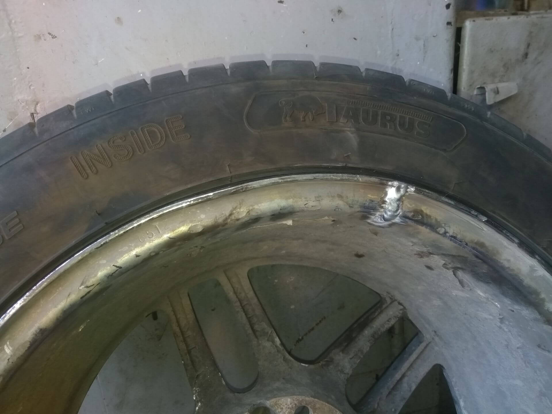 ремонт дисков BMW E38 сварка аргоном